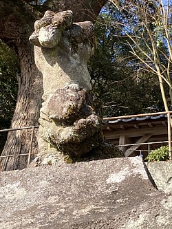 大江神大神宮逆さ狛犬2